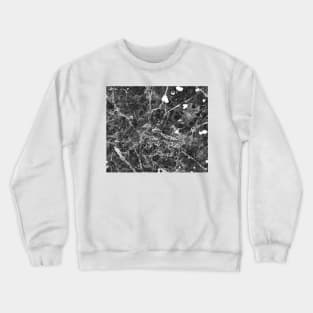 Black and white marble Crewneck Sweatshirt